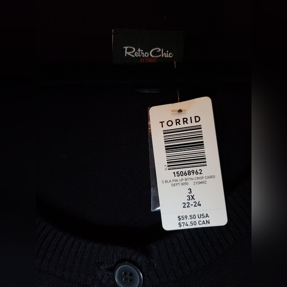 NWT Torrid Pin-up Rockabilly Skull Button Down Cardigan Size 3 - Picture 3 of 8